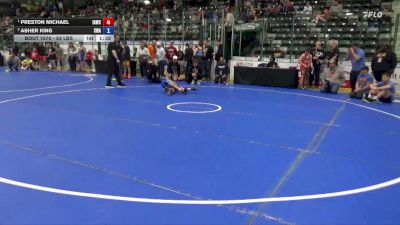 63 lbs Champ. Round 3 - Preston Michael, Immortal Athletics Wrestling Club vs Asher King, Sebolt Wrestling Academy