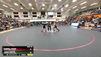 91 lbs Champ. Round 1 - Jason Martin, Riverton Middle School vs Darrell Mumm, Powell Middle School