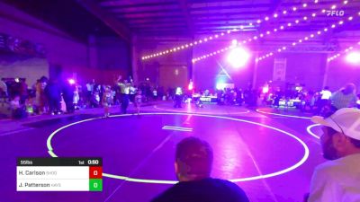 55 lbs Quarterfinal - Hunter Carlson, Shootbox vs Jaxson Patterson, Hays Wrestling Club