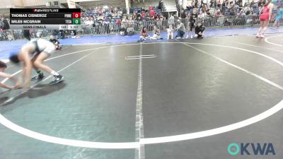 80 lbs Semifinal - Thomas Cisneroz, Powerhouse Blue vs Miles McGrain, Texas Select Wrestling