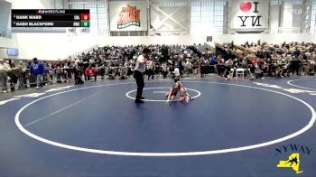 50 lbs Quarterfinal - Dash Blackford, Baldwinsville Wrestling Club vs Hank Ward, Club Not Listed