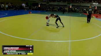 68 lbs Quarterfinal - Jasper Spears, Blackduck/Cass Lake Bena (BCLB Bears) vs Joshua Brockway, Summit Wrestling Academy