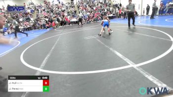 55 lbs Consi Of 4 - Jacob Hull, Glenpool Warriors vs Jayden Perez, Salina Wrestling Club