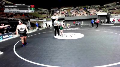 235 lbs Consi Of 8 #1 - Shianna Hayes, Selma vs Abby Strategos, Tehachapi
