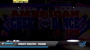 Dynasty Athletics - Passion [2021 L2 Junior - D2 - Small Day 2] 2021 The American Celebration DI & DII