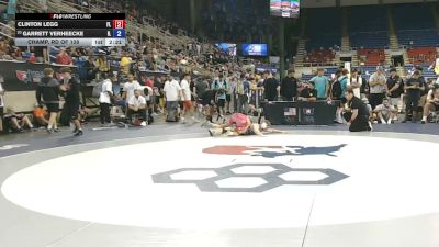 144 lbs Champ. Rd Of 128 - Clinton Legg, Florida vs Garrett VerHeecke, Illinois
