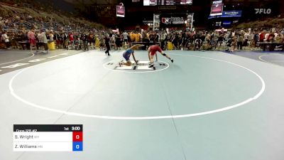 138 lbs Cons 128 #2 - Spencer Wright, WY vs Zytavius Williams, MN