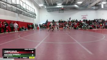 157 lbs Cons. Round 4 - Matthew Kimberly, Mountain Vista vs `Timbur Wolfe, Central - Grand Junction
