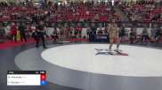79 kg Semis - Noah Mulvaney, Wisconsin vs Ethan DeLeon, Nebraska Wrestling Training Center