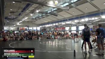 132 lbs Quarters & 1st Wb (16 Team) - Seth Landry, Alabama Elite White vs Nathan Mercado, Gulf Coast Grappling Academy