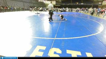 77 lbs Cons. Round 6 - Luke Stage, Rainier Junior Wrestling Club vs Kendrick Flores, Askeo International Mat Club