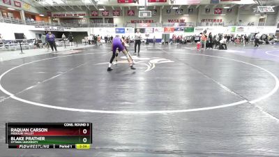 125 lbs Cons. Round 3 - RaQuan Carson, Missouri Valley vs Blake Prather, Ottawa University