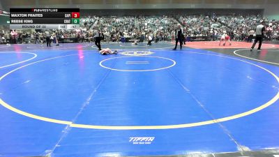 46 lbs Round Of 32 - Maxton Fraites, Capital City Wrestling Club vs Reese King, Crater Mat Club