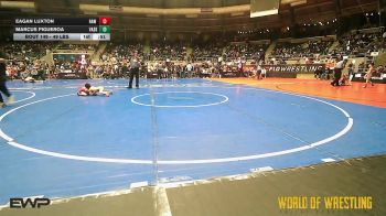 49 lbs Consi Of 8 #2 - Eagan Luxton, RAW Wrestling Club vs Marcus Figueroa, Vasky Bros