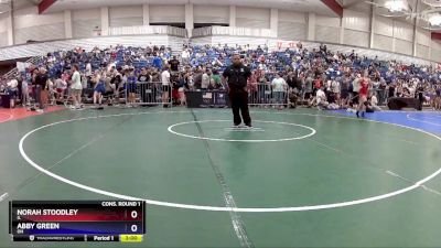 140 lbs Cons. Round 1 - Norah Stoodley, IL vs Abby Green, OH