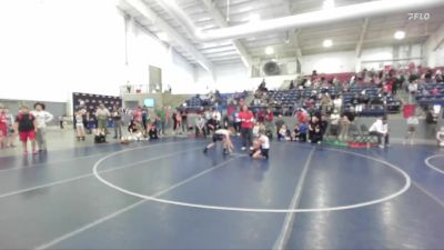 75 lbs Quarterfinal - Donovan Siegle, Hook Em W.C vs Wyatt Johnson, Northside Wrestling Club