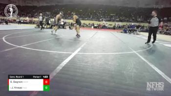 6A-285 lbs Cons. Round 1 - Jesse Knapp, PIEDMONT vs Gavin Gagnon, WESTMOORE