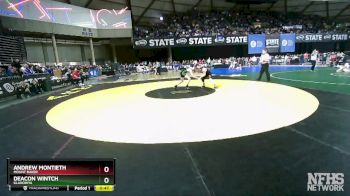 1A 126 lbs Cons. Round 3 - Andrew Montieth, Mount Baker vs Deacon Wintch, Klahowya