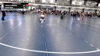 Silver 149 lbs Champ. Round 2 - Gavin Ross, University Of Dubuque vs Logan Lagerman, St. Cloud State