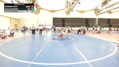 111 lbs Final - Brandon Lucia, Warhawks Wrestling Black vs Kellan Crowell, Apex MS