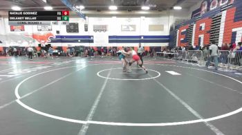 155 lbs Cons. Round 4 - Natalie Godinez, Fullerton vs Delaney Millar, Sultana