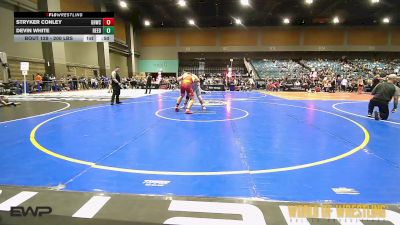 200 lbs Consi Of 8 #2 - Stryker Conley, Golden Hawks Wrestling Club vs Devin White, Reed