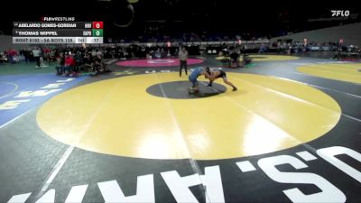 5A Boys 138 lbs Cons. Round 1 - Thomas Wippel, Eagle Point Boys vs Abelardo Gomes-Gordian, Hood River Valley Boys