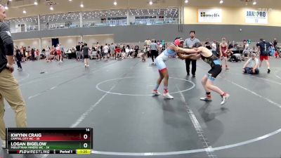 96 lbs Round 1 (6 Team) - Kwynn Craig, Capital City WC vs Logan Bigelow, Midlothian Miners WC