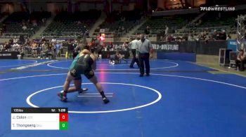 135 lbs Quarterfinal - Jayden Colon, Izzy Style vs Thomas Thongseng, Cali Warriors