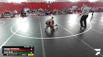 126 lbs Cons. Round 1 - Hayden Demerath, Wisconsin vs Evan Islas, Ringers Wrestling Club