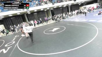 144 lbs Champ. Round 3 - Midaris Chappelle, Unattached vs Christian Chiarelli, Unattached