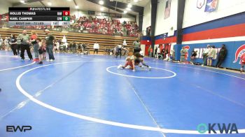 73 lbs Consi Of 8 #2 - Hollis Thomas, Raw Wrestling Club vs Kael Camper, Caney Valley Wrestling