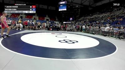 165 lbs Champ. Rd Of 64 - Jacob Hodge, MI vs Dayven Cuba, KS