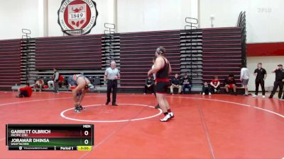 285 lbs Semifinal - Jorawar Dhinsa, Unattached vs Garrett Olbrich, Pacific (OR)