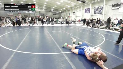 144 lbs Cons. Sub-rd Of 32 - Andrew Langas, Gomez Wrestling RTC vs Daniel Presley, Collum Trained School Of Wrestling