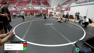 98 lbs Rr Rnd 3 - Kip Akerman, Shelton Wrestling Academy vs Jordan Wolfe, Standfast