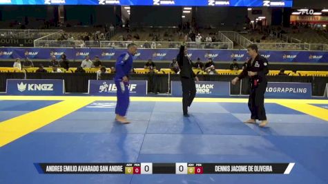 Dennis Jacome De Oliveira vs Andres Emilio Alvarado San Andre 2026 Pan Jiu Jitsu IBJJF Championship