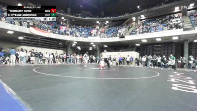120 lbs Champ. Round 2 - Meredith Gumz, Unattached vs Cheyanne Anderson, Unattached