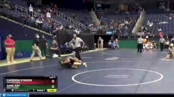 4 lbs Champ. Round 1 - Cameron Stinson, Mallard Creek vs Zane Ray, Gray`s Creek