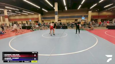144 lbs Semifinal - Dominic Wilson, Rockwall Training Center vs Gabriel Eckert, 3F Wrestling