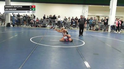 85 lbs Consi Of 16 #1 - Dominick DeFilippis, NJ vs Levi Snelson, VA