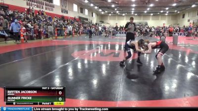 80 lbs Champ. Round 1 - Gunner Fricke, Matpac vs Rifften Jacobson, NRHEG