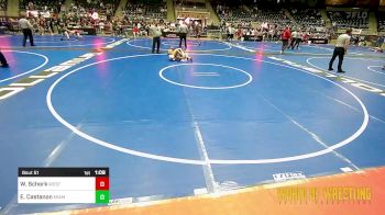 84 lbs Quarterfinal - William Schork, Westshore Wrestling Club vs Elijah Castanon, Miami Wrestling Club