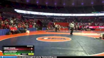 3A 195 lbs Semifinal - Jack Cummings, Winnetka (New Trier) vs Henry Chang, Hoffman Estates (Conant)