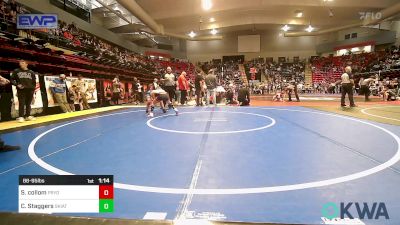 88-95 lbs Semifinal - Shiann Collom, Pryor Tigers vs Caitlyn Staggers, Skiatook Youth Wrestling