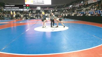 1-5A 100 Quarterfinal - Camryn Lockridge, Leeds vs Sarah Gokey, Weaver