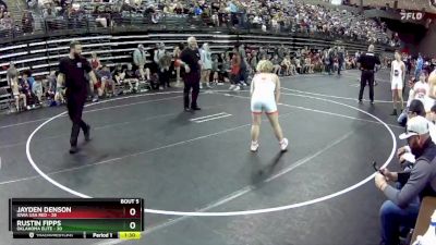 112 lbs Semis & 1st Wrestleback (8 Team) - Jayden Denson, Iowa USA Red vs Rustin Fipps, Oklahoma Elite