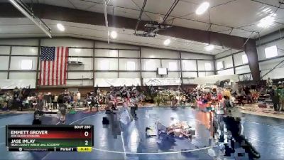 42 lbs Cons. Semi - Emmett Grover, Box Elder Stingers vs Jase Imlay, Iron County Wrestling Academy