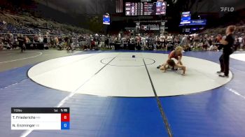 113 lbs Cons 16 #1 - Titan Friederichs, Minnesota vs Nicolas Enzminger, North Dakota