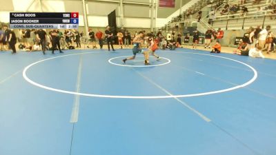 138 lbs Quarters - Cash Boos, Thurston County Wrestling Club vs Jason Booker, Victory Wrestling-Central WA